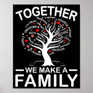 Gemeinsam bilden wir eine Familie, Zusammenkunft d Poster