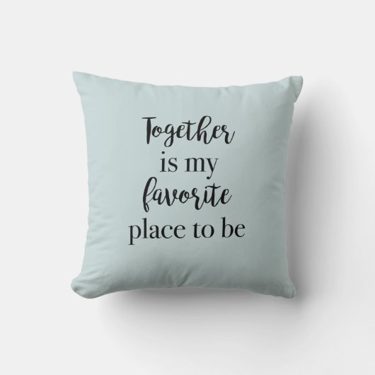 Gemeinsam bin ich mein Lieblingslokal, um Pillow z Kissen (Vorderseite)