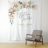 Gemeinsam | Boho Bohemisch Wedding Decor Wandteppich (Beispiel)