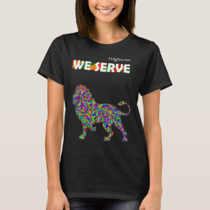 Gemeinsam dienen wir Lion_1 T-Shirt
