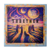 Gemeinsam durch das Feuer Mystical Fliese (Vorderseite)