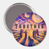 Gemeinsam durch das Feuer Mystical Magnet (Vorderseite/Rückseite)