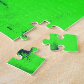 Gemeinsam ein abstraktes Digitalbild Puzzle (Seite)
