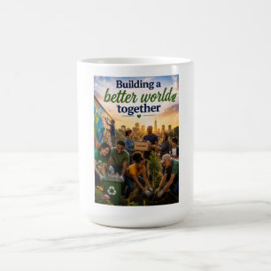 Gemeinsam eine bessere Welt aufbauen Kaffeetasse