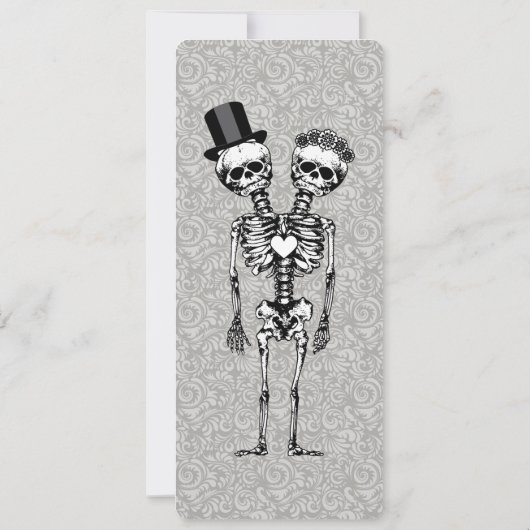 Gemeinsam einladende Hochzeitseinladungen Einladung (Rückseite)