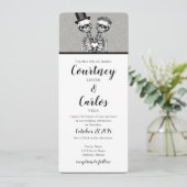 Gemeinsam einladende Hochzeitseinladungen Einladung (Stehend Vorderseite)