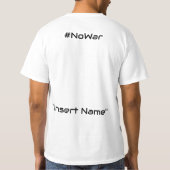 Gemeinsam entscheiden wir uns für Frieden T-Shirt (Rückseite)