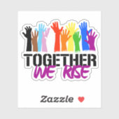 Gemeinsam entwickeln wir uns aufkleber (Blatt)