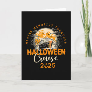 Gemeinsam Erinnerungen schaffen Halloween Kreuzfah Karte