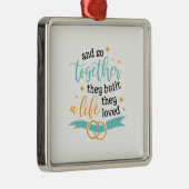 Gemeinsam erschufen sie ein Leben Ornament Aus Metall (Rechts)