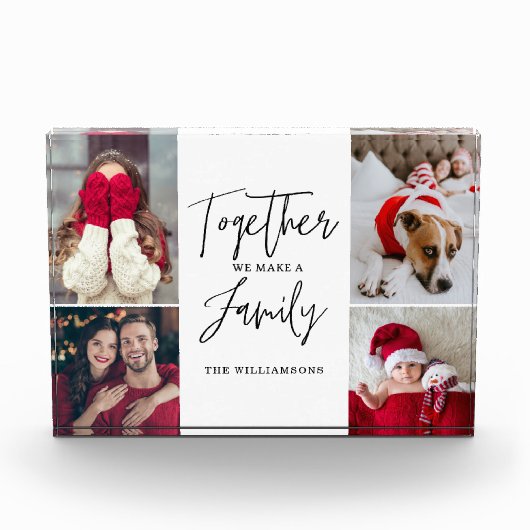 Gemeinsam erstellen wir eine Familienskriptkollekt Fotoblock (Vorderseite)