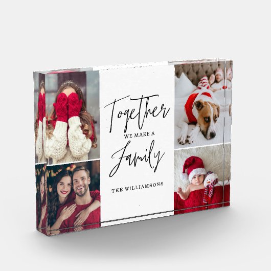 Gemeinsam erstellen wir eine Familienskriptkollekt Fotoblock (Links)