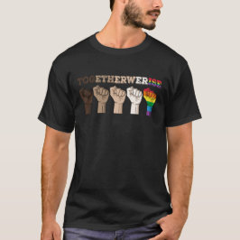 Gemeinsam erwachen wir - Black Lives Materie T-Shirt