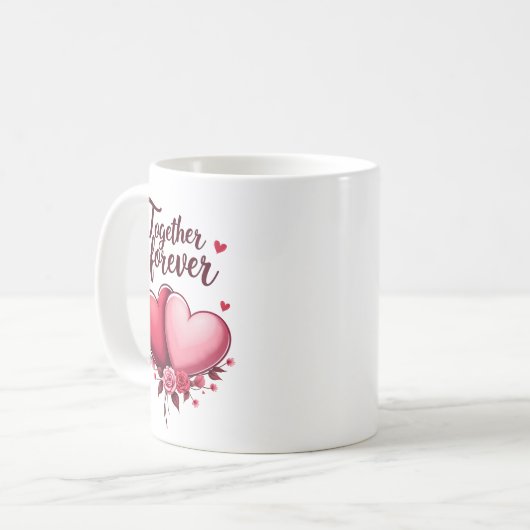 Gemeinsam ewig Liebe Tasse (Vorderseite Links)