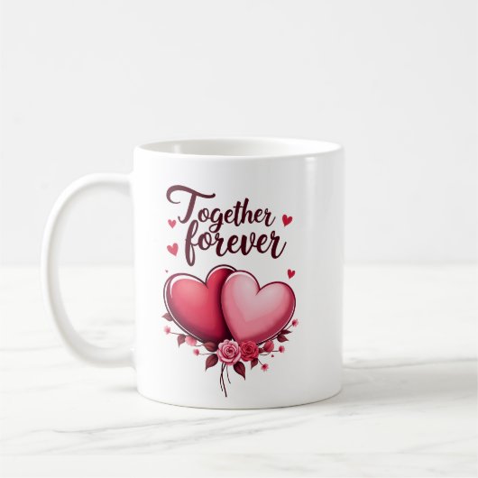 Gemeinsam ewig Liebe Tasse (Links)