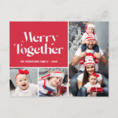 Gemeinsam Familienurlaub mit Foto vereinbaren Postkarte (Vorderseite)