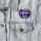 Gemeinsam farbenfrohe Liebe Button (Beispiel)