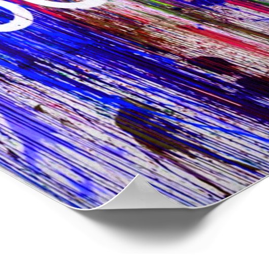 Gemeinsam farbenfrohe Liebe Poster (Ecke)