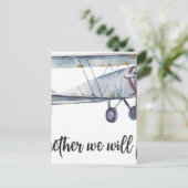 Gemeinsam fliegen wir postkarte (Stehend Vorderseite)