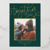 Gemeinsam | folien feiertagskarte (Vorderseite)