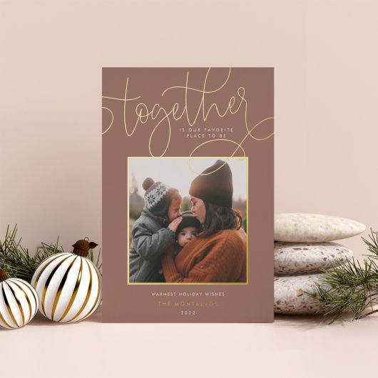 Gemeinsam | folien feiertagskarte