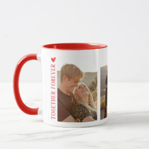 GEMEINSAM FOREVER 3 FOTOS VALENTINTAG TASSE
