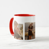 GEMEINSAM FOREVER | 3 FOTOS VALENTINTAG TASSE (Vorderseite Links)