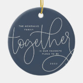 Gemeinsam | FOTO Keramik Ornament (Vorne)