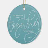 Gemeinsam | FOTO Keramik Ornament (Links)