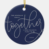 Gemeinsam | FOTO Keramik Ornament (Vorne)