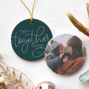 Gemeinsam FOTO Keramik Ornament