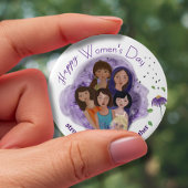 Gemeinsam Frauentag Button