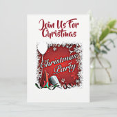 "GEMEINSAM FÜR CHRISTMAS" **CHRISTMAINVITATION** EINLADUNG (Stehend Vorderseite)