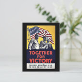 Gemeinsam für den Sieg Postkarte (Stehend Vorderseite)