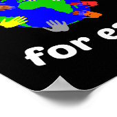 Gemeinsam für die Erde Poster (Ecke)