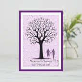 Gemeinsam für Hochzeit Einladung (Stehend Vorderseite)