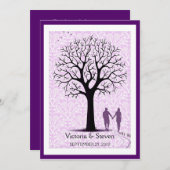 Gemeinsam für Hochzeit Einladung (Vorne/Hinten)