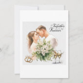 Gemeinsam für Hochzeit Einladung (Vorderseite)