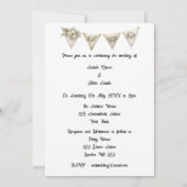 Gemeinsam für Hochzeit Einladung (Rückseite)