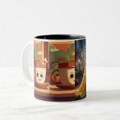 "Gemeinsam für immer: Couple's Coffee Tasse Set (Vorderseite Links)