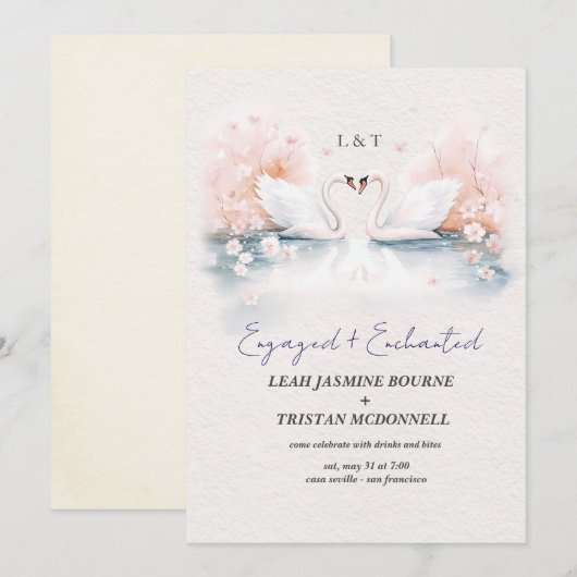 Gemeinsam für immer Einladung (Vorne/Hinten)