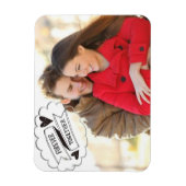 Gemeinsam für immer Foto Magnet (Vertikal)