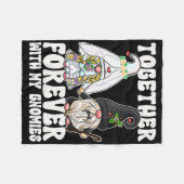 Gemeinsam für immer Gnomes Frau Bride Mr. Groom Fo Fleecedecke (Vorderseite (Horizontal))
