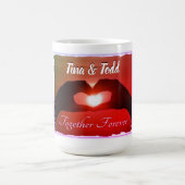 Gemeinsam für immer initialisiert kaffeetasse (Mittel)