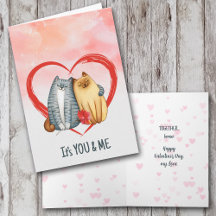 Gemeinsam für immer Katzen Valentine