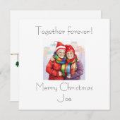 Gemeinsam für immer Personalisierte Karte (Vorne/Hinten)