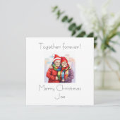 Gemeinsam für immer Personalisierte Karte (Stehend Vorderseite)