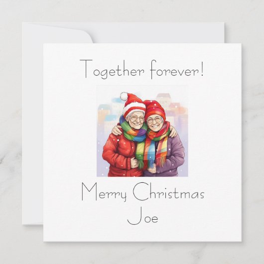 Gemeinsam für immer Personalisierte Karte (Vorderseite)