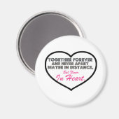 Gemeinsam für immer und nie auseinander ....... magnet (Vorderseite/Rückseite)