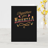Gemeinsam für Kwanzaa Karte (Gelbe Blume)